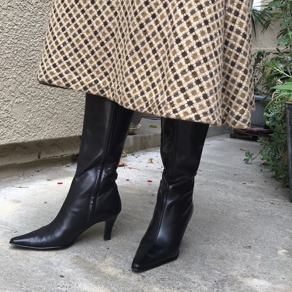 anne klein leather boots
